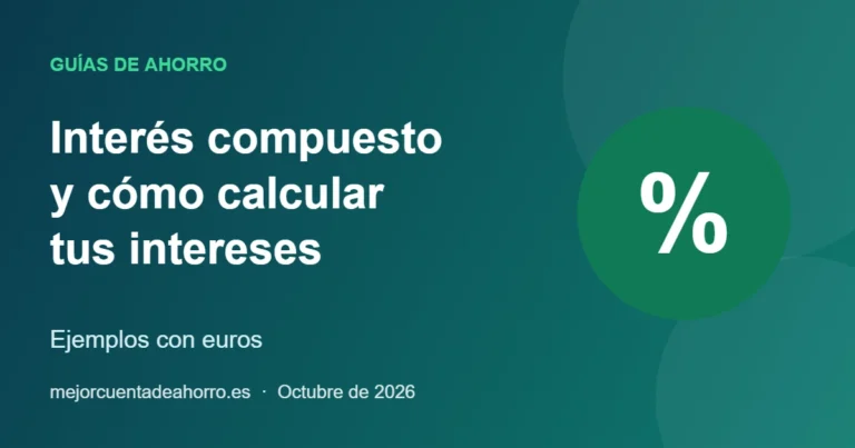 Ilustración: Interés compuesto y cómo calcular los intereses de tus ahorros