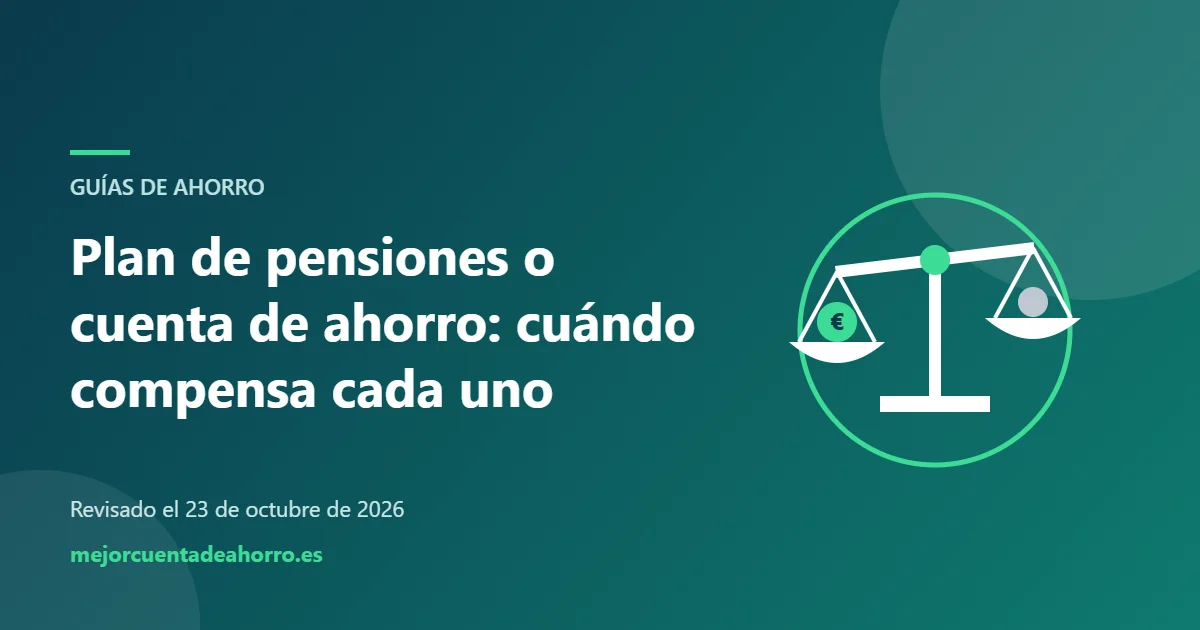 Ilustración: Plan de pensiones o cuenta de ahorro, cuándo compensa cada uno